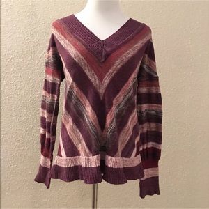 Free people wool v-neck Pull Over Sweater